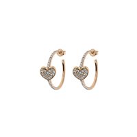 Pendientes Rue des Mille Mujer STARDUST TRIBE in Plata Zirconia ORZ-004 CUO - ORZ-004 CUO